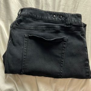 CAbi soft black size 16 jeans